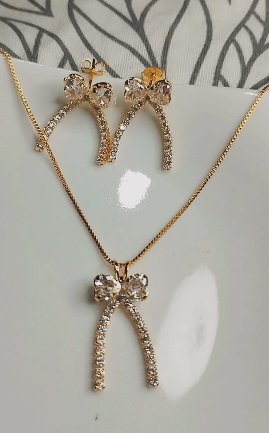 Conjunto Laço em Zircônia