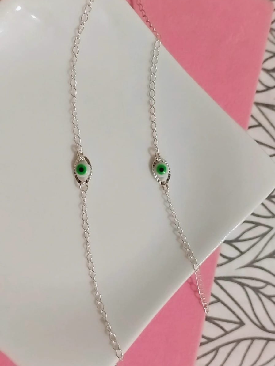Pulseira Olho Grego Verde