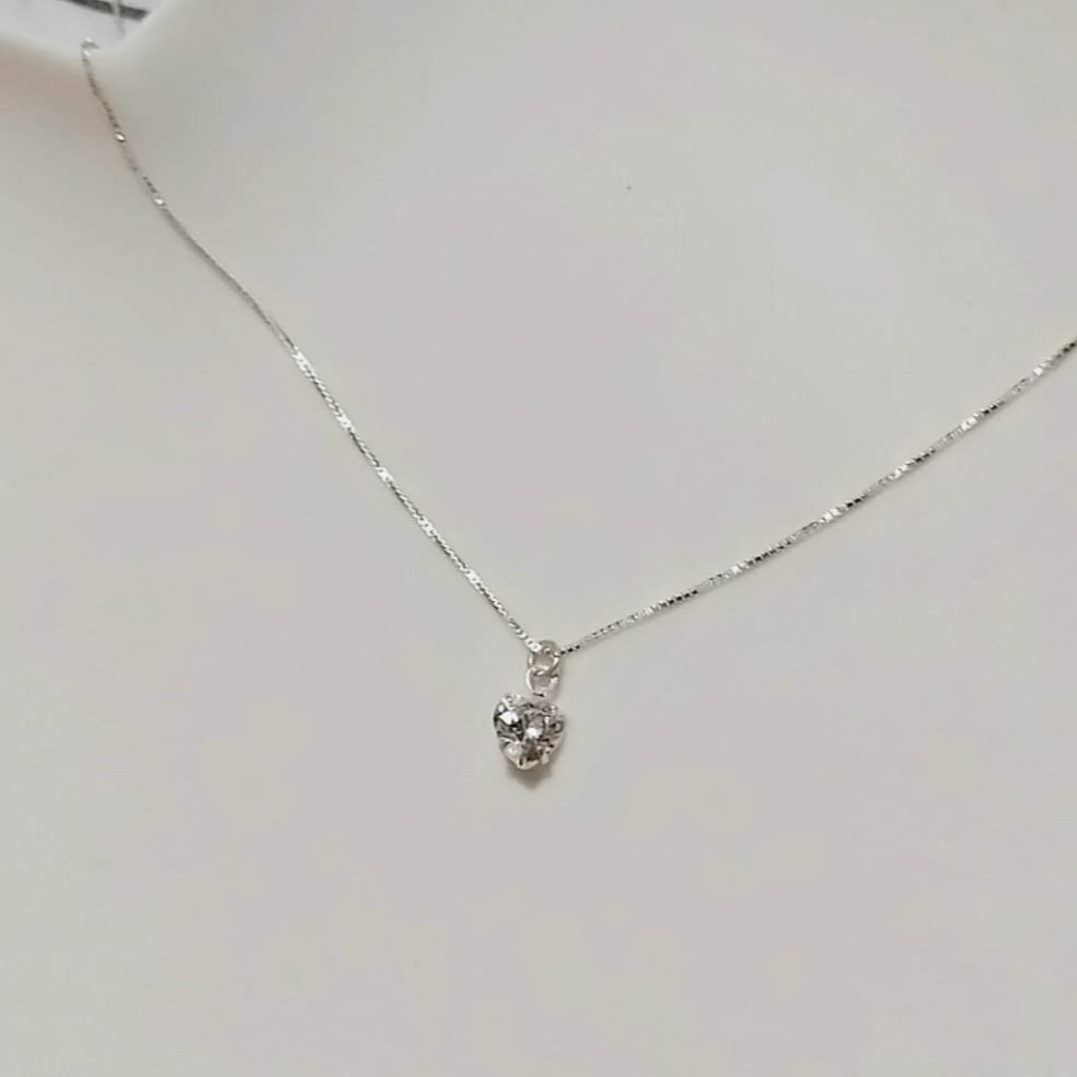 Colar Ponto de Luz Coração